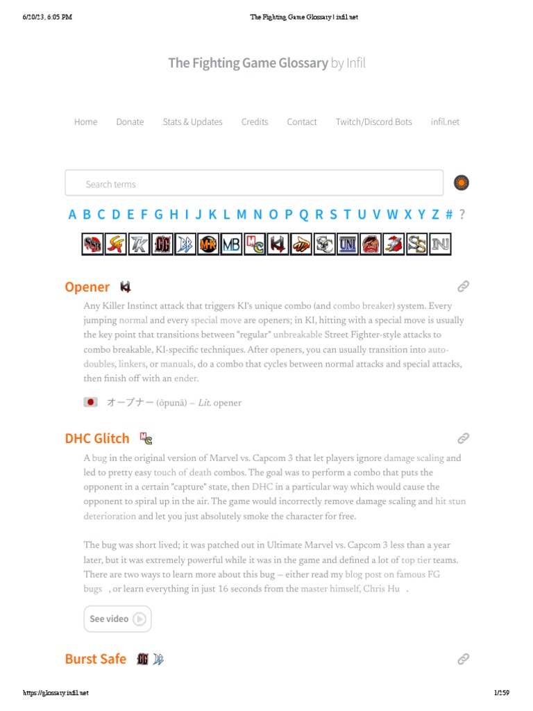 The Fighting Game Glossary _ PDF