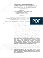 Salinan Kep Kadindikbud Tentang Penetapan Wilayah Khusus Pada Jalur Zonasi PPDB SMP