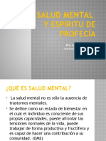 Salud Mental y Espíritu de Profecía UNACH 2016 Completa