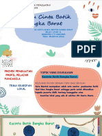 Modul Projek Kearifan Lokal Batik Fase A