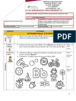 1° A - Cuadernillo de Aprendizaje-17 Al 21 de Enero - 22