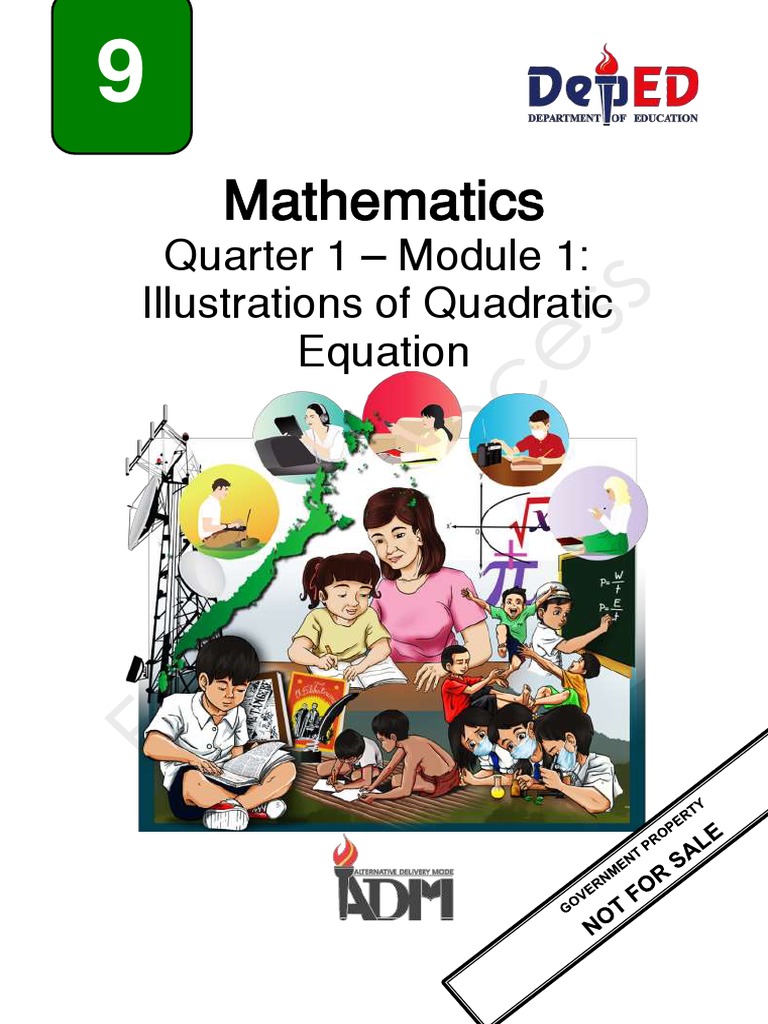 Mathematics 9 - W1 - Module-1 For Printing | PDF