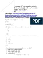 Test Bank For Thompson Thompson Genetics in Medicine 8th Edition Robert Nussbaum Roderick Mcinnes Huntington Willard Isbn 9781437706963