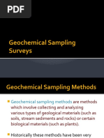 Geochemical Sampling Surveys