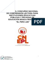 Bases Del Concurso Nacional de Comprensión Lectora "El Perú Lee"
