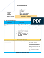 Sesiones de Aprendizaje Del Lunes 17 Hasta El Vienres 21 de Mayo Del 2021