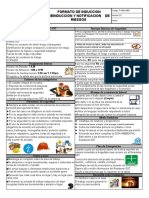 Induccion - Notificacion de Riesgo - Evaluacion