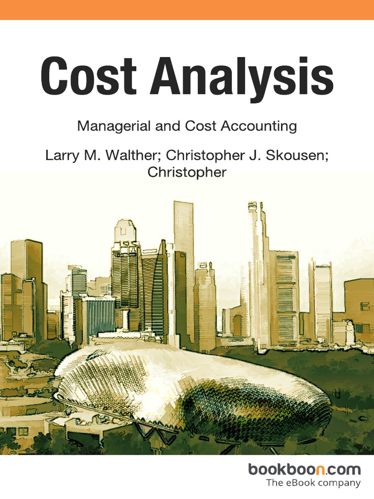 Cost Analysis PDF Management Accounting Business