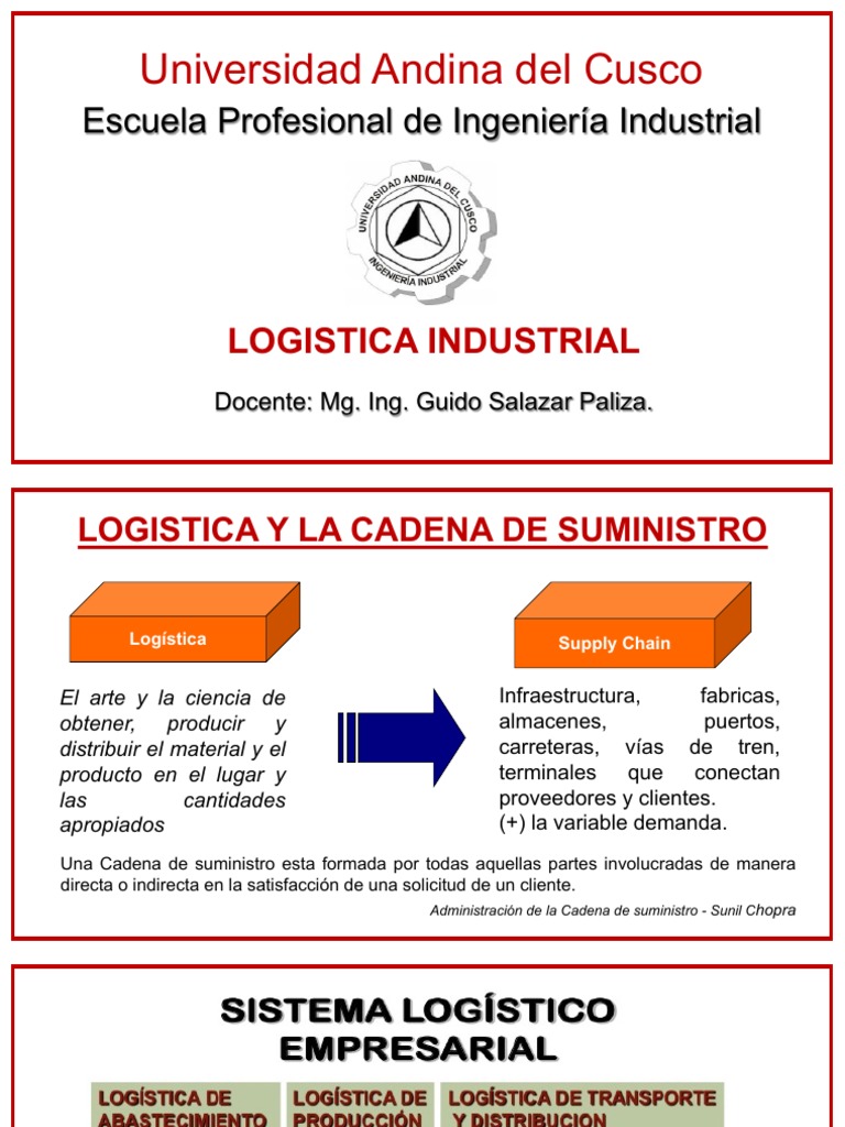 Logística y Cadena de Suministro Eficiente | PDF | Logística ...