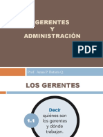 1.5 - 1.6 Los Gerentes y La Administracion