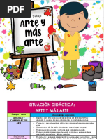Planeación de Artes para Preescolar | PDF | Dibujo | Pinturas