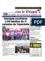 Periódico Noticias de Chiapas, Edición Virtual Miércoles 21 de Junio de 2023