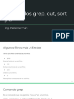 Semana 6 - Clase 4 - Comandos Grep, Cut, Sort y TR