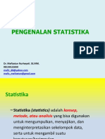 Pengenalan Statistika Mhs