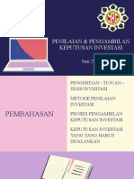 Penilaian & Pengambilan Keputusan Investasi