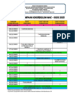 Mac - Ogos2023 Jadual Perjumpaan Kokurikulum