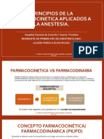 Principios de La Farmacocinetica Aplicados A La Anestesia