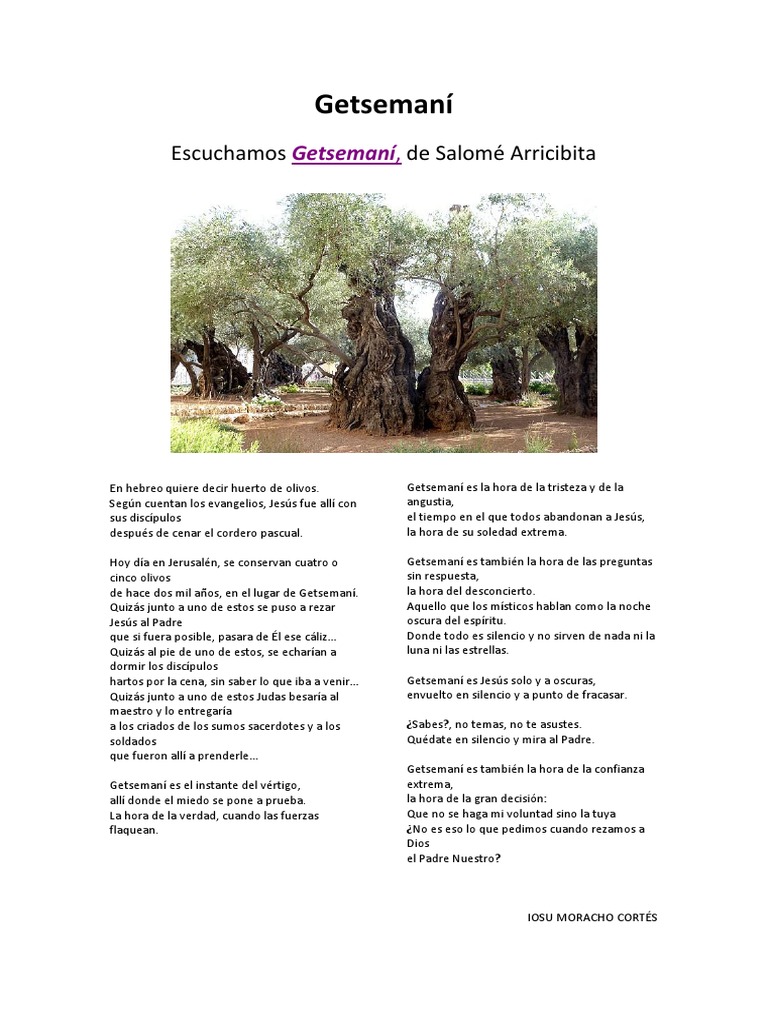 Oración Completa Getsemaní | PDF, image size:768x1024