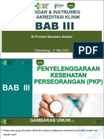 Standar Akreditasi Klinik Bab 3