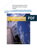 Solution Manual For Cornerstones of Cost Management 3rd Edition Don R Hansen Maryanne M Mowen