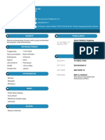 Contoh CV Lamaran Kerja