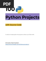 100 Python Projects