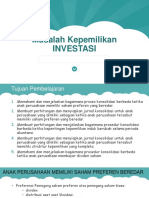 Masalah Kepemilikan Investasi