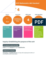 Myp Math Standard Unit 04