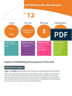 Myp Math Standard Unit 12