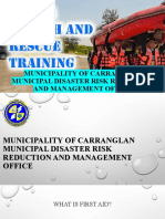 Municipality of Carranglan Municipal Disaster Risk Reduction and Management Office