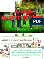 Social Institutions DONE