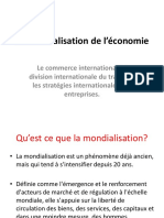 La Mondialisation de L'économie