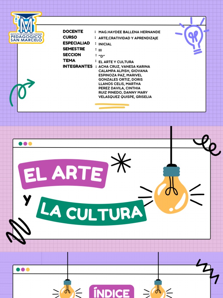 El Arte y La Cultura | PDF
