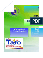 Revised SBM Assessment Tool Electronic