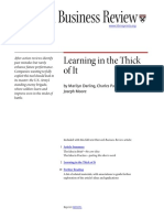 Learning in The Thick of It by Marilyn Darling, Charles Parry, and Joseph Moore