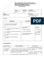 Modelo de Plano de Aula