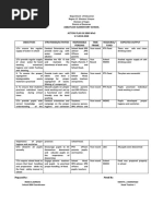 Action Plan in Sbm New