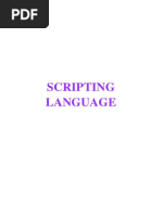 Scripting Language