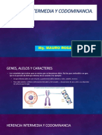 8 Herencia Intermedia y Codominancia. Grupos Sanguíneos.