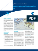 Getting Meteorological Information Before Flight: EUROCONTROL Guidance Notes For Pilots