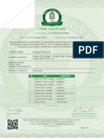 Halal Certificate Catridge 2020