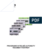 Programovatelné Automaty Tecomat Foxtrot