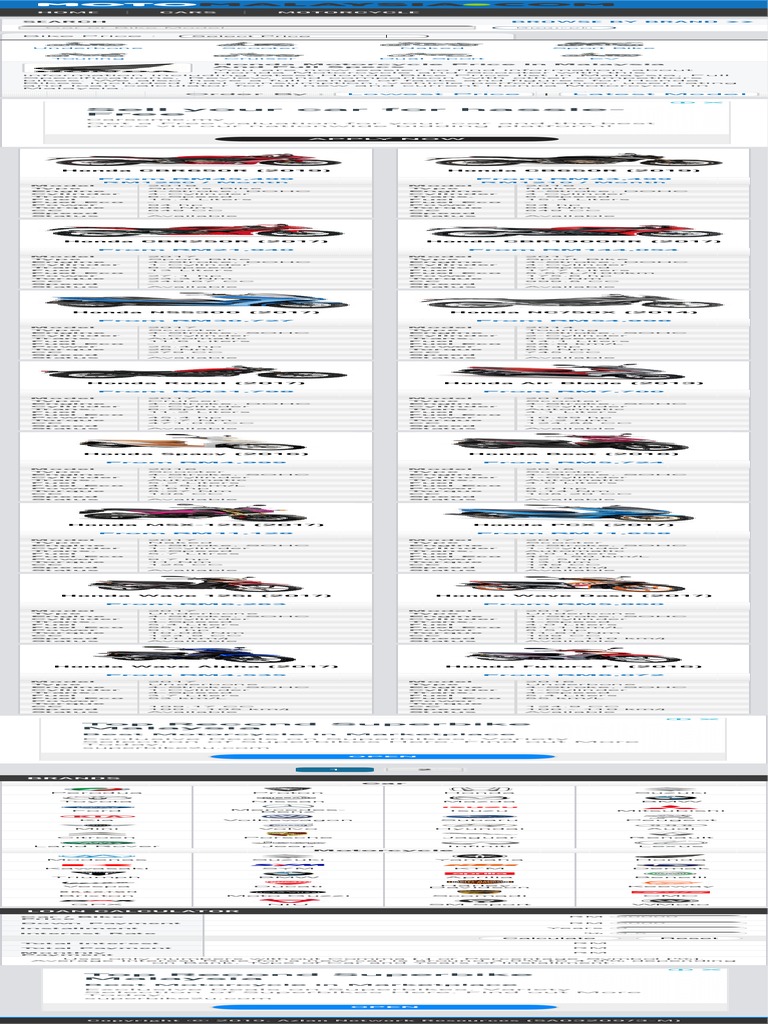 honda motorcycle price list 2020