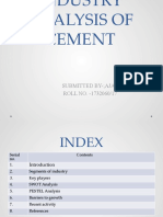 Industry Analysis of Cement