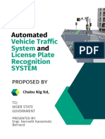 Automated Vehicle Traffic System and License Plate Recognition Camera