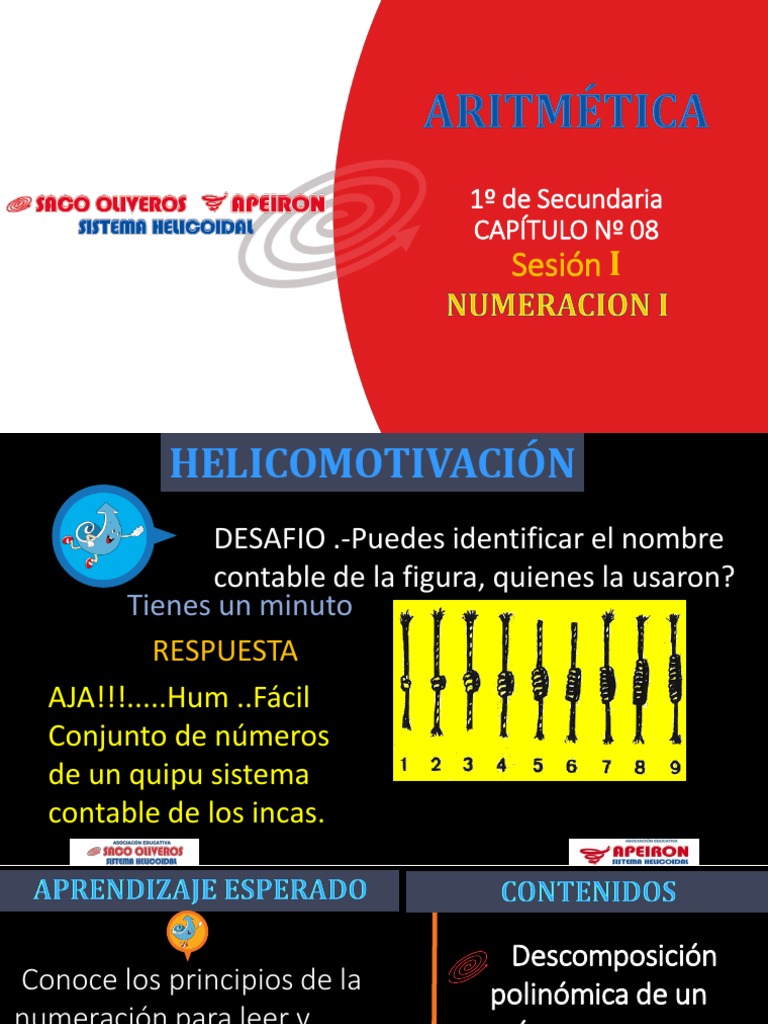 Sistemas de Numeración y Quipus Incas | PDF | Comunicación escrita ...