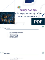 QUẢN TRỊ VẬN HÀNH HỆ THỐNG ORACLE