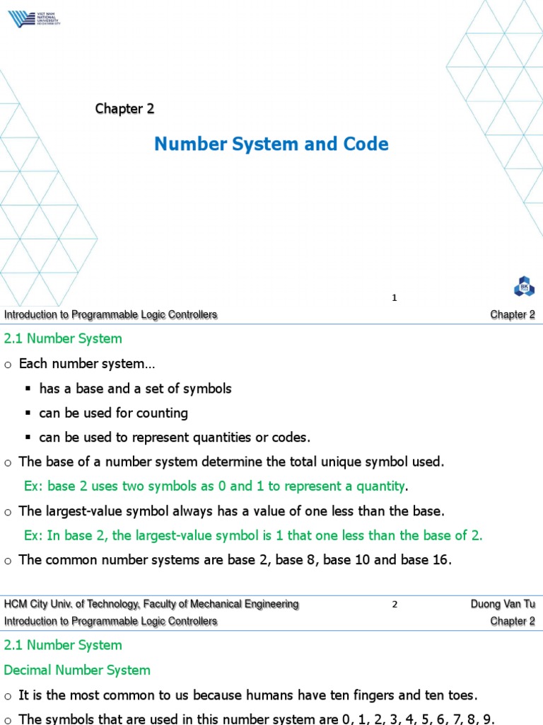 Chapter 2 - Number System and Code | PDF