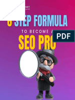 6 Step Formula To Become SEO PRO