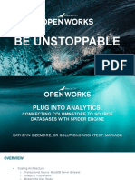 OpenWorks 2023 - Plug Into Analytics - Connecting ColumnStore To Source Databases With Spider Engine